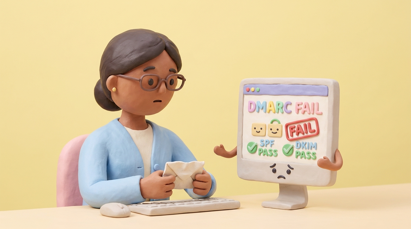 DMARC fail: what it means, why it happens, and how to fix it