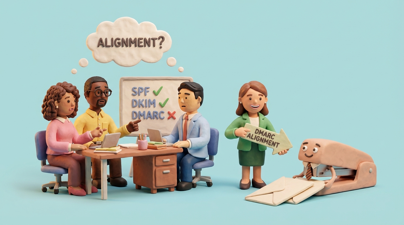 DMARC, SPF, DKIM… and the thing everyone misses: Alignment