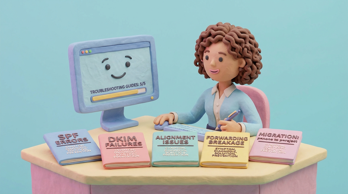 Five new troubleshooting guides for when DMARC breaks