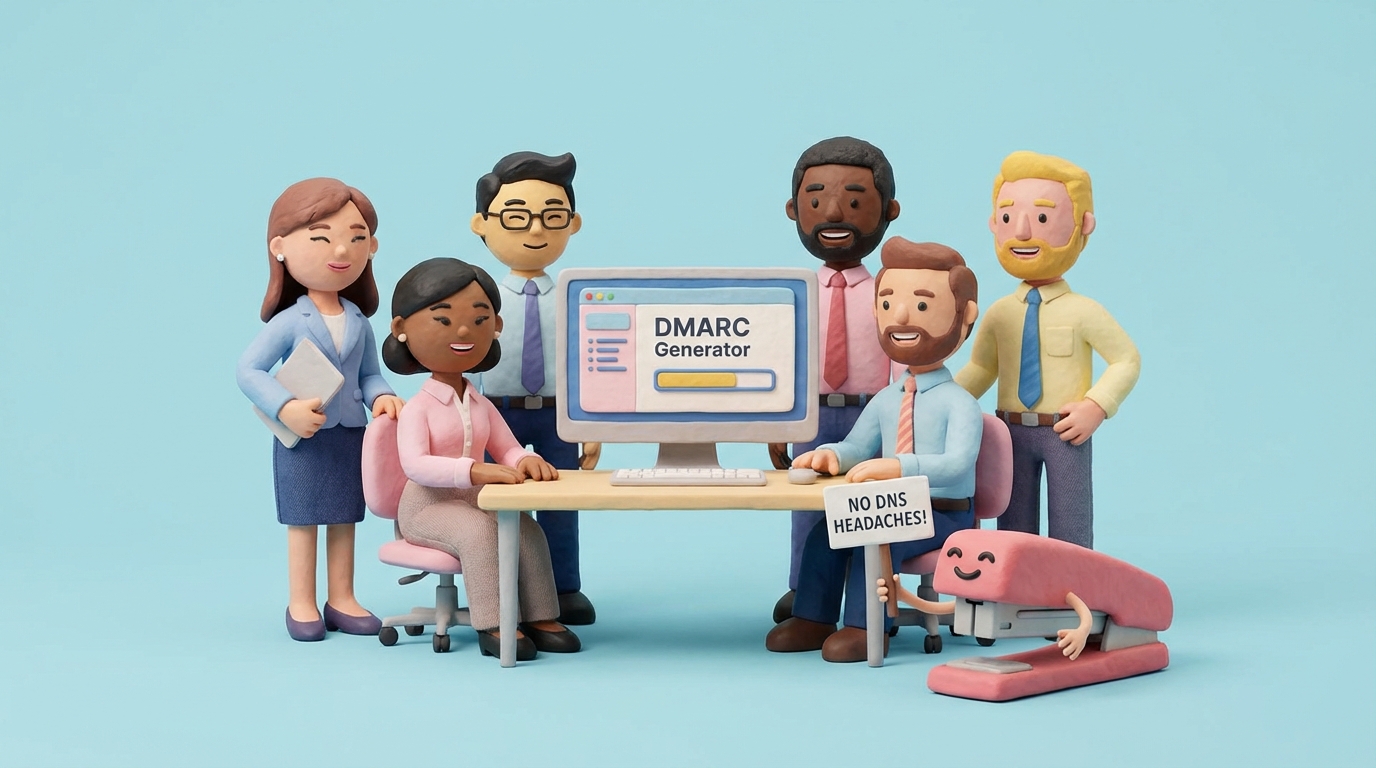 Free DMARC generator: create your record in 30 seconds