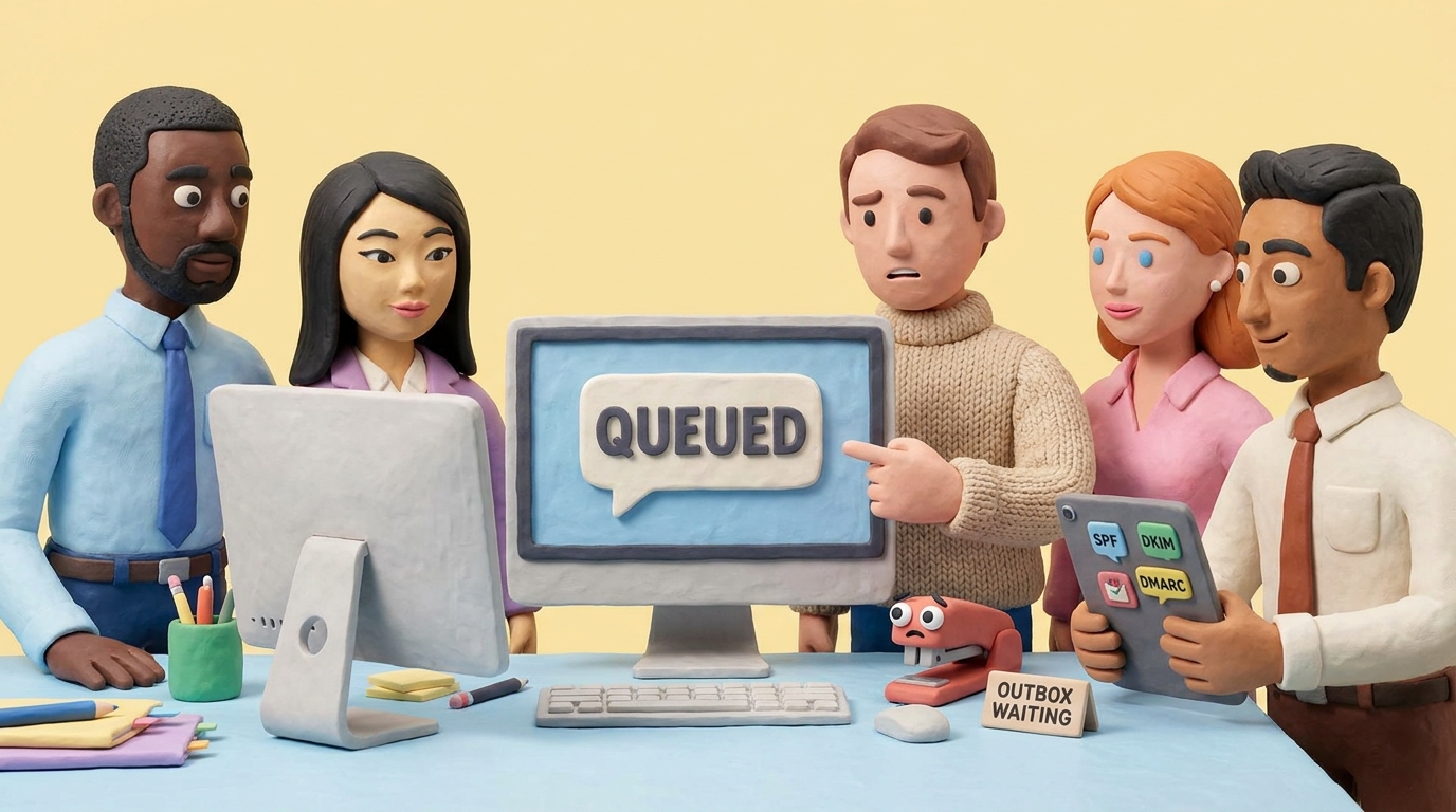 What does queued mean in Gmail? Why emails get stuck and how to fix it