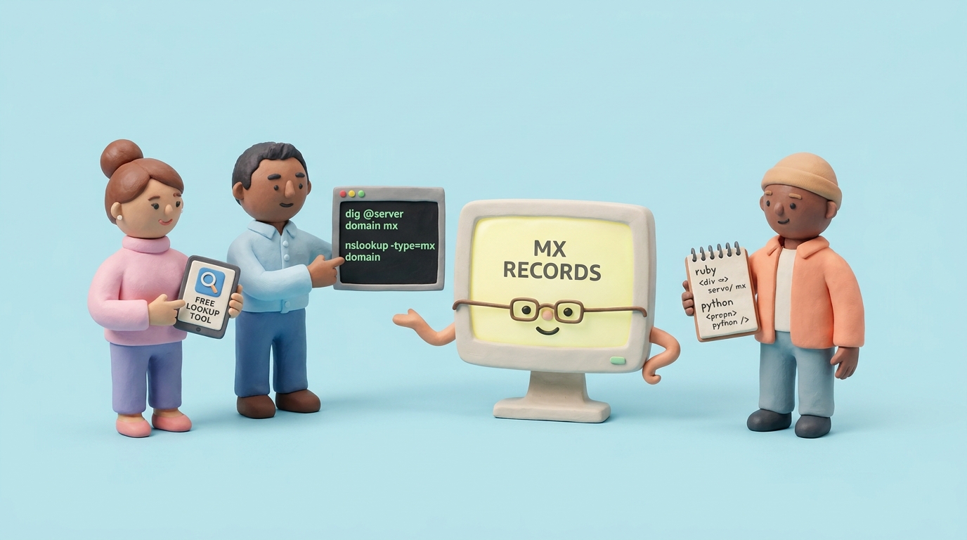 How to look up MX records (3 ways)