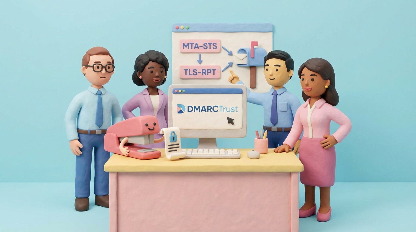 Receiver Shield: MTA-STS and TLS reporting, without the infrastructure