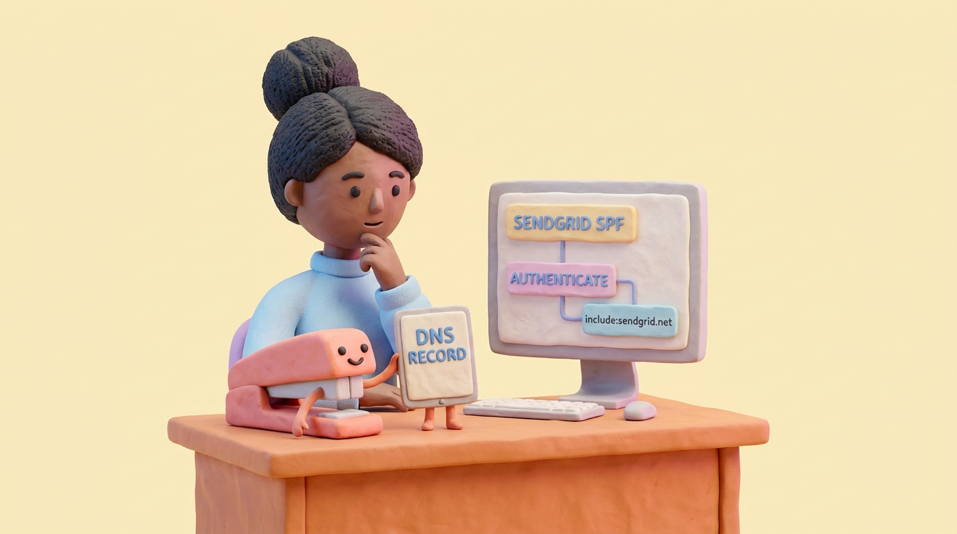SendGrid SPF setup: include record vs domain authentication