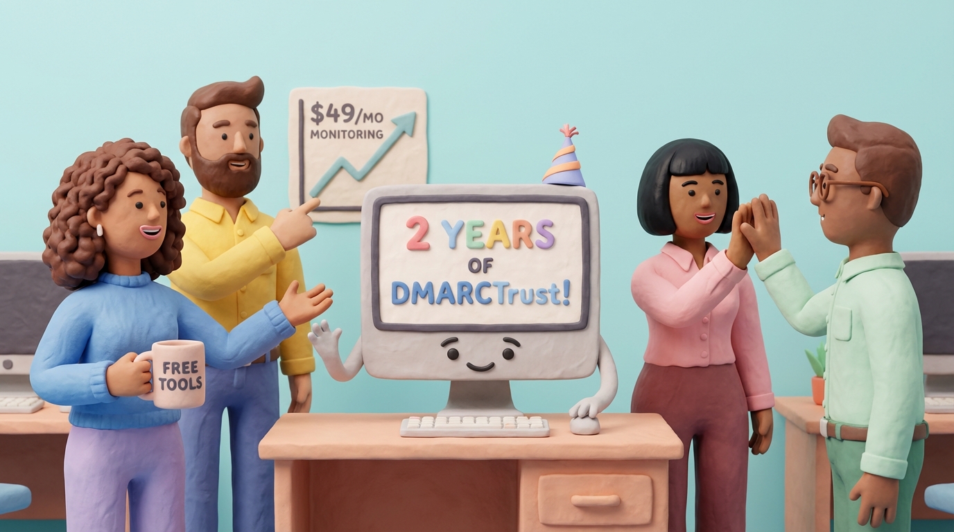 Two Years of DMARCTrust: From the Rejected Folder to Your Inbox